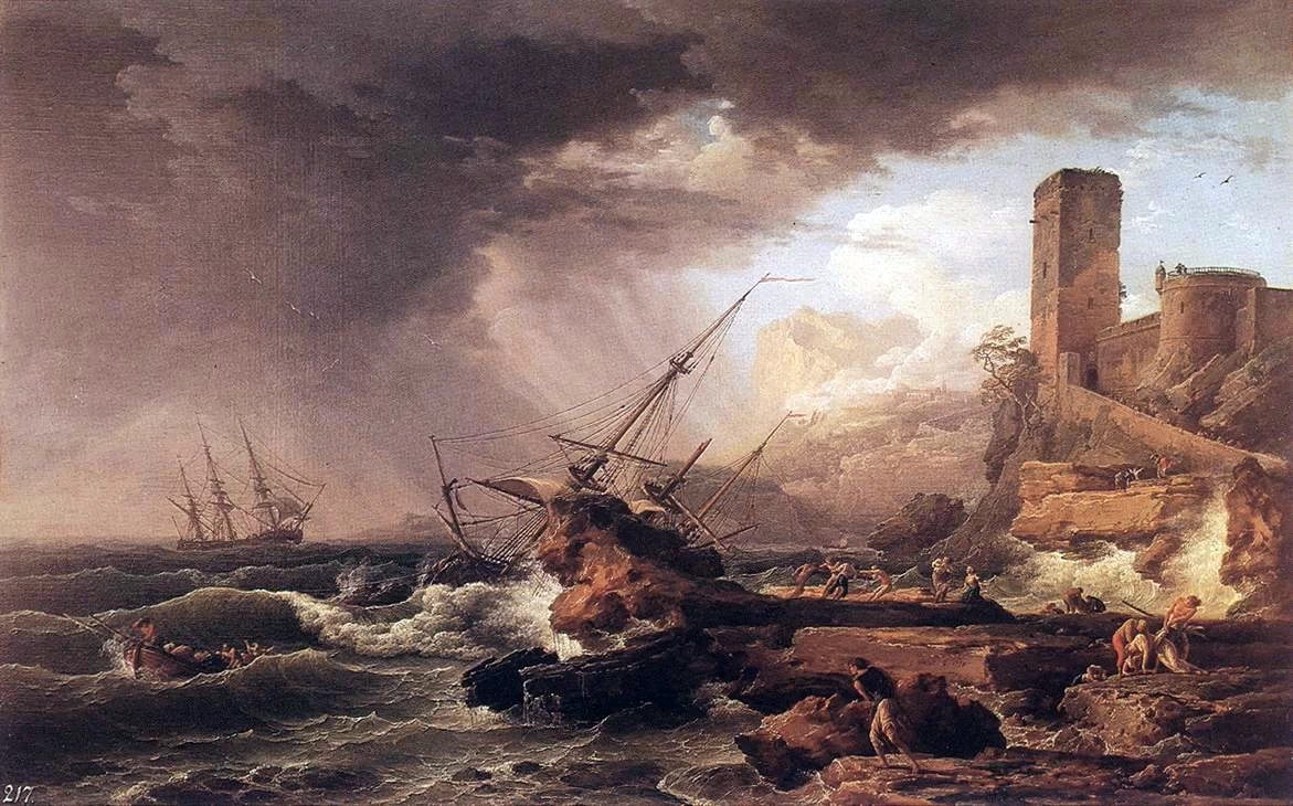  183-Tempesta con un naufragio-Wallace Collection, London 